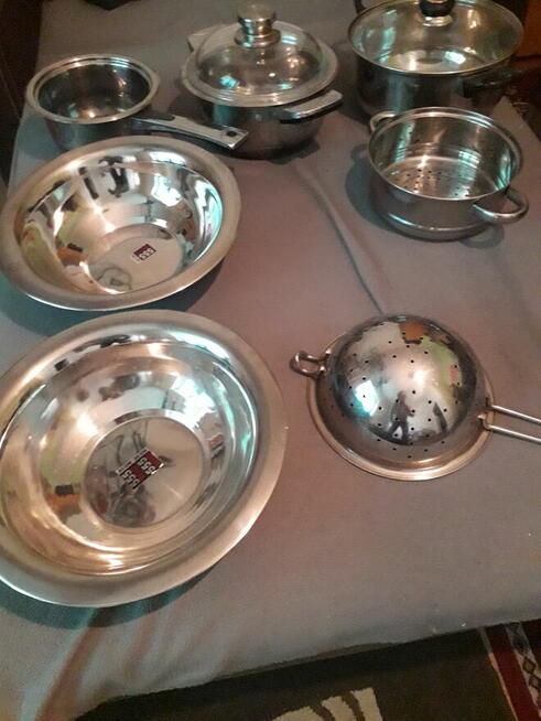 miski czajnik i taca, nowe