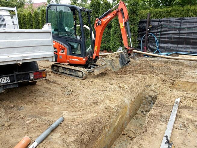 Usługi minikoparka koparka TARNÓW wiertnica wywrotka