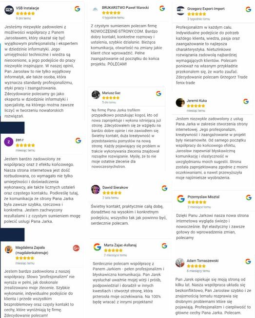 Nowoczesne Strony Internetowe | Strona WordPress z SEO + Opi