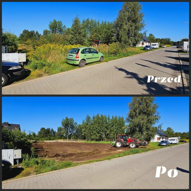 REKULTYWACJA Czyszczenie działki MULCZER LEŚNY wycinka drzew