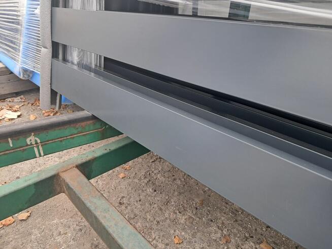 Gotowy zestaw ogrodzenia aluminiowego 24 przęsła, model NU