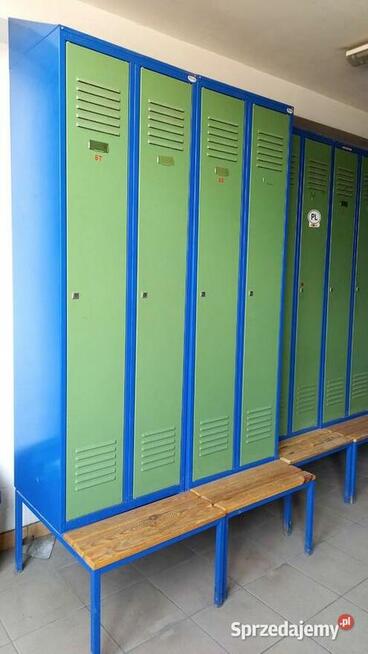 Szafy metalowe ubraniowe BHP dla pracowników