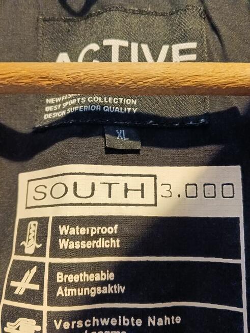 Kurtka męska zimowa -ciepła dużo kieszeni XL