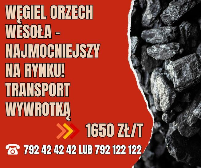 węgiel orzech Wesoła do tradycyjnego pieca, CO