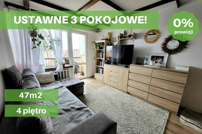 USTAWNE, SŁONECZNE 3 POKOJOWE MIESZKANIE!