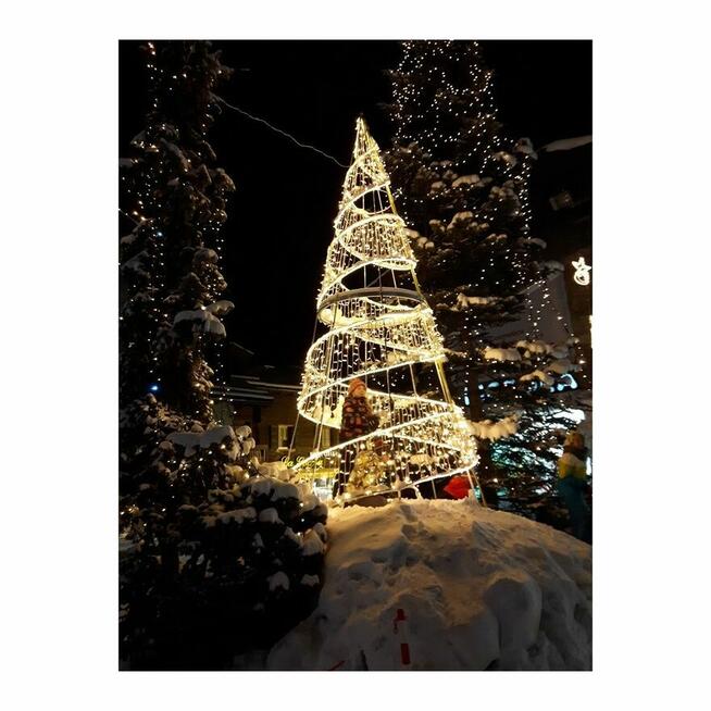 Bajeczna choinka wysokość 5,8 metra z oświetleniem led