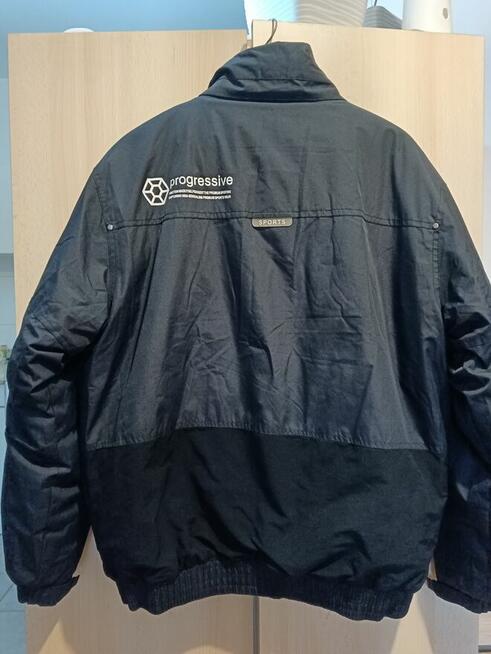 Kurtka męska zimowa -ciepła dużo kieszeni XL