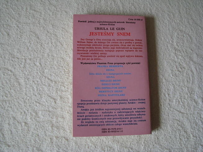 Ursula K. Le Guin Jesteśmy snem Wydanie I