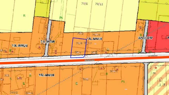 Działka budowlana Woźniki Dyrdy, Asfaltowa