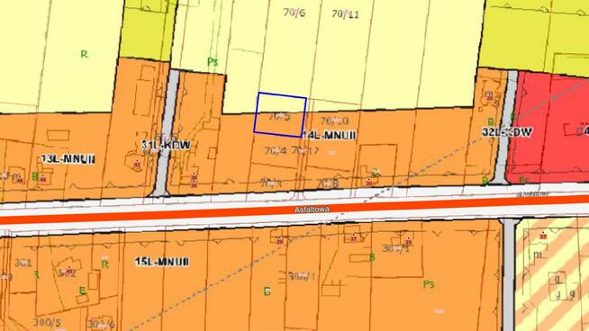 Działka budowlana Woźniki Dyrdy, Asfaltowa