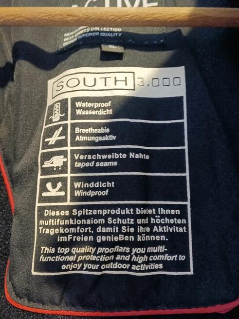 Kurtka męska zimowa -ciepła dużo kieszeni XL