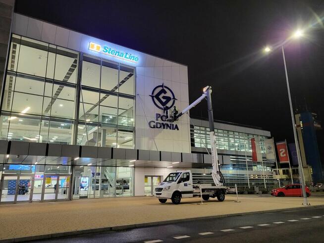 Podnośnik Koszowy Zwyżka 24 metry Gdynia Sopot Gdańsk