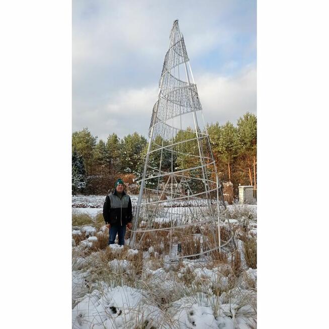 Bajeczna choinka wysokość 5,8 metra z oświetleniem led