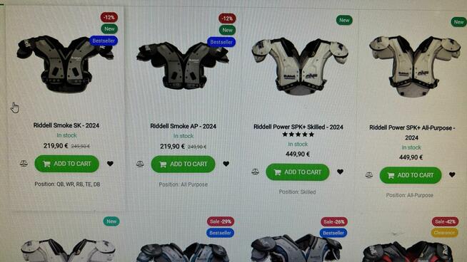 Dla amerykańskiego futbolu -wszystko czego potrzebujesz!