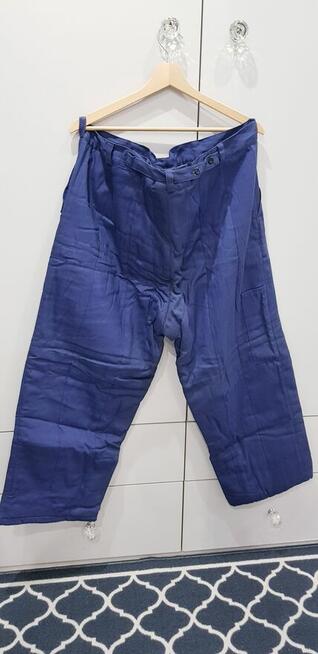 Nowe męskie ocieplane spodnie robocze, drelichowe