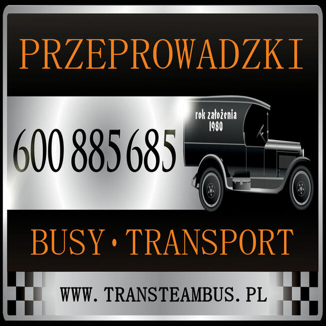 Wynajem busa z kierowcą transport mebli Gdańsk