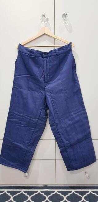 Nowe męskie ocieplane spodnie robocze, drelichowe