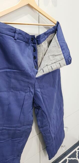 Nowe męskie ocieplane spodnie robocze, drelichowe