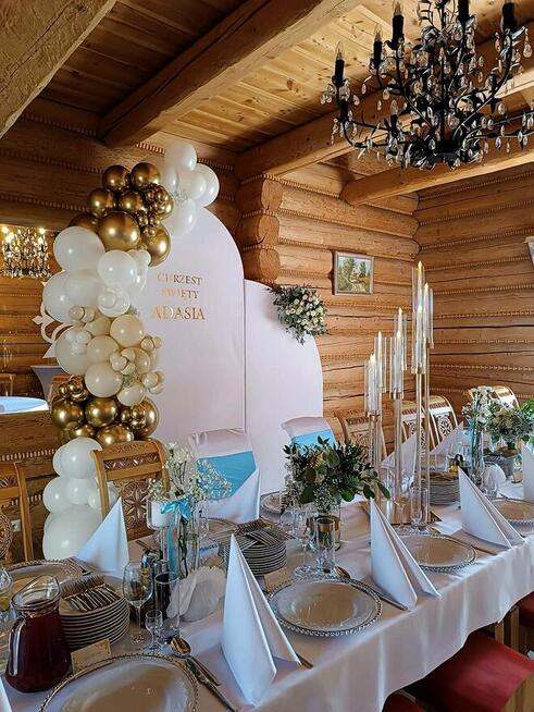 Dekoracje balonowe, girlandy, kwiaty giganty, balony z helem