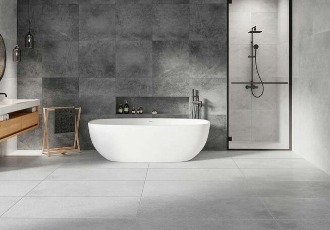 Płytki łazienkowe, ścienne, podłogowe 120x60 Tacoma white