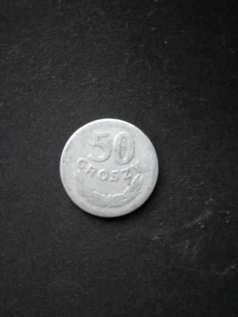 11. PRL 50 gr. z 1949 r. bez znaku menniczego