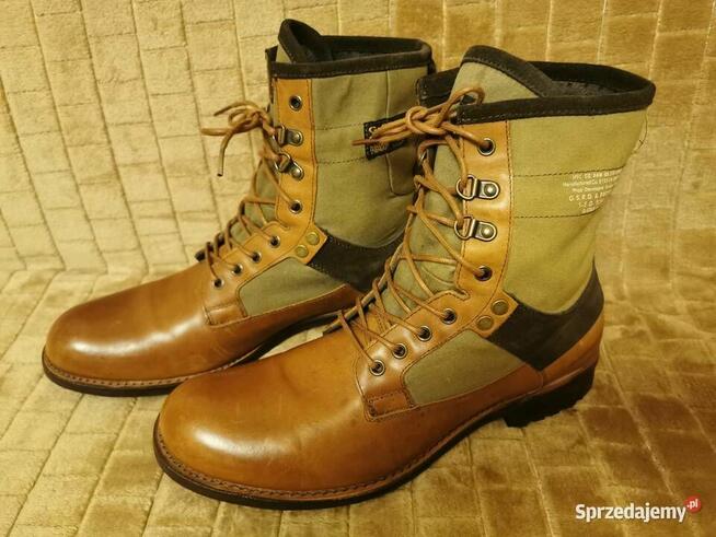Buty trapery G-STAR RAW DENIM Rozm 44 Skóra JAK NOWE