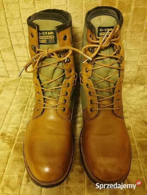 Buty trapery G-STAR RAW DENIM Rozm 44 Skóra JAK NOWE