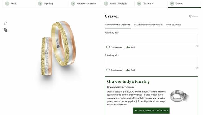 Obrączki ślubne: Klasyczne, Na zamówienie, Indywidualne