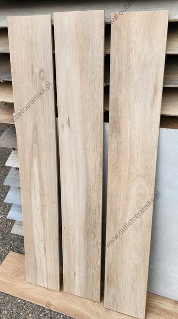Płytki drewnopodobne, podło dąb 120x20 gat.2 Mattina sabbia