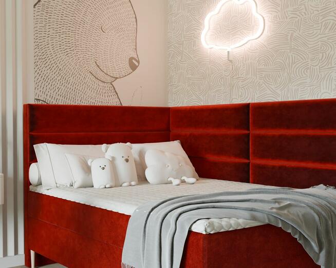 Łóżko młodzieżowe MILAN różne rozmiary i kolory