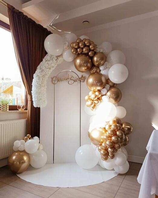 Dekoracje balonowe, girlandy, kwiaty giganty, balony z helem