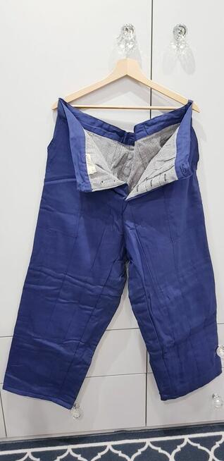 Nowe męskie ocieplane spodnie robocze, drelichowe