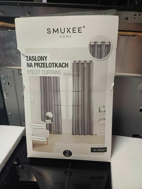 Nowe zasłony na przelotkach 135x250cm