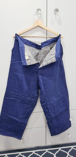 Nowe męskie ocieplane spodnie robocze, drelichowe