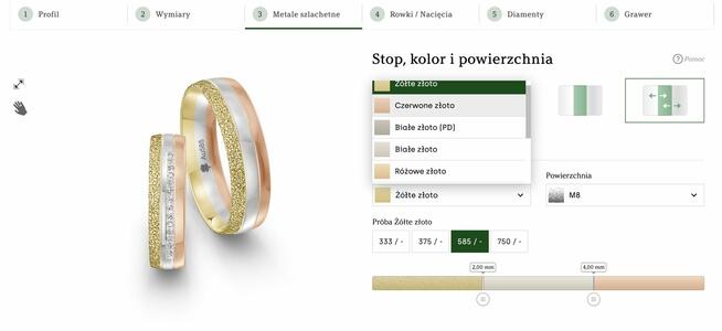 Obrączki ślubne: Klasyczne, Na zamówienie, Indywidualne