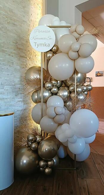 Dekoracje balonowe, girlandy, kwiaty giganty, balony z helem