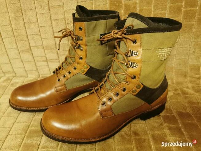 Buty trapery G-STAR RAW DENIM Rozm 44 Skóra JAK NOWE
