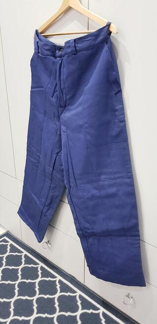 Nowe męskie ocieplane spodnie robocze, drelichowe