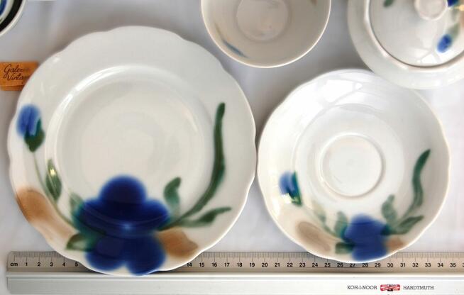 Porcelana Ćmielów, Feston, serwis do kawy, ręcznie malowany