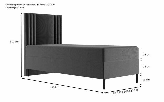 Łóżko młodzieżowe LILO różne rozmiary i kolory !!