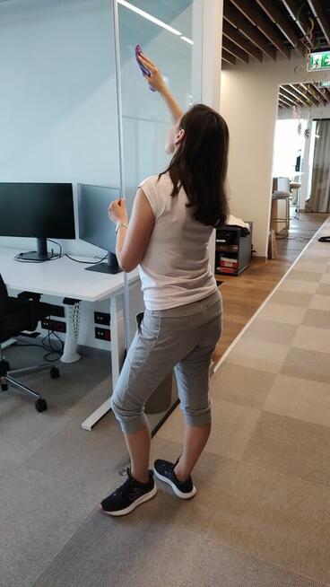 Usługi utrzymania czystości i serwis kwiatowy,