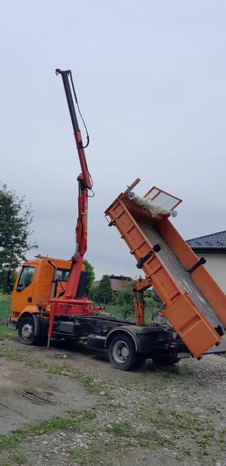 usługi hds wywrotka 15 t transport kruszyw