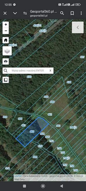 Działki, łąki Myszków 2270 m2