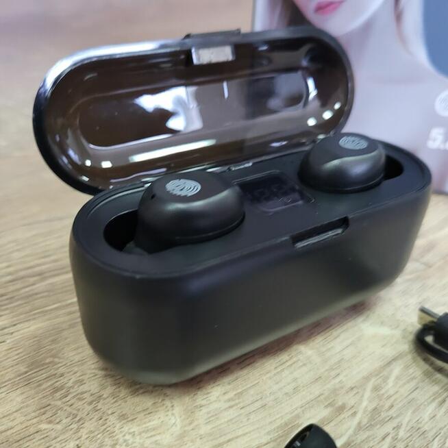 Słuchawki bezprzewodowe tws bth - f9 dotykowe, powerbank