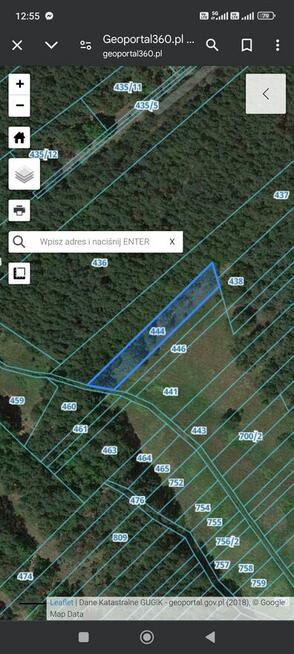 Działki, łąki Myszków 2270 m2