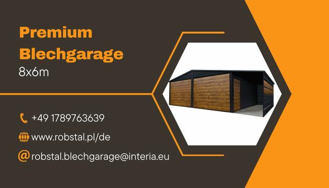 Garaże Blaszane, Premium, Konstrukcje stalowe, Domki ogrodow