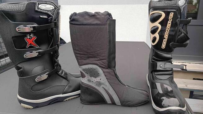 NOWE Buty na skuter śnieżny, quada, ocieplane zimowe r. 45