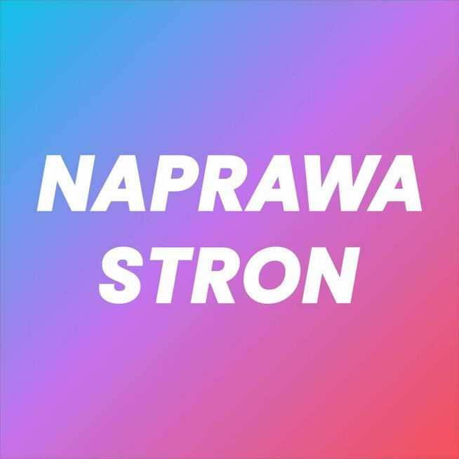 Naprawa stron i sklepów WWW