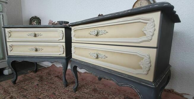 Stolik nocny RAR, Chippendale, Trüggelmann, barok, shabby,