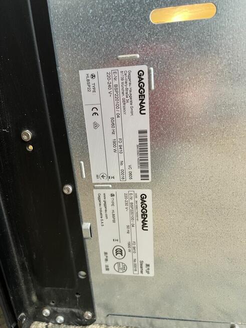 Gaggenau BSP220100/04 piekarnik parowy